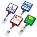 Color Chrome JUMBO Square Badge Reel (Polydome)